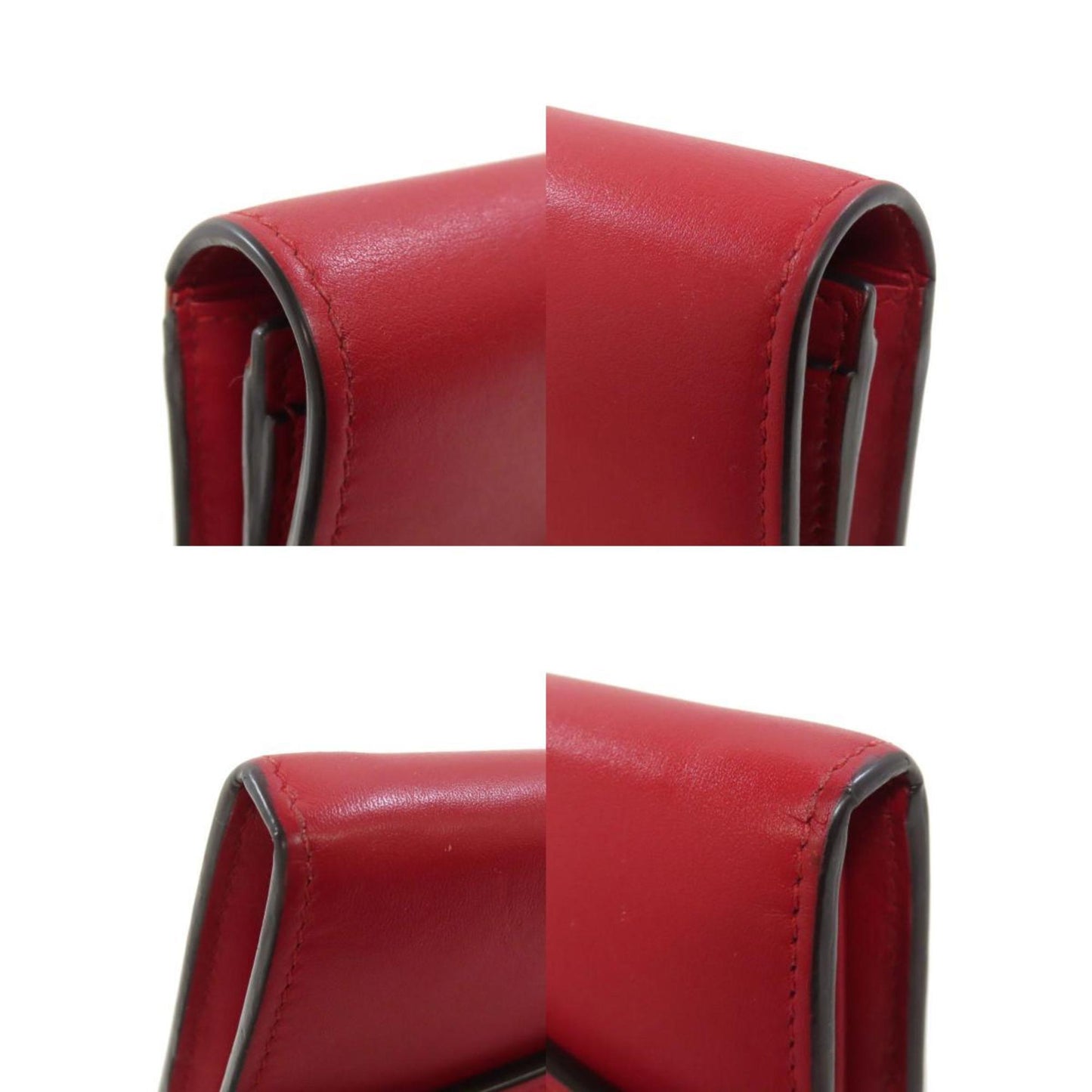 Gucci Red Color Leather Coin Purse/Coin Case