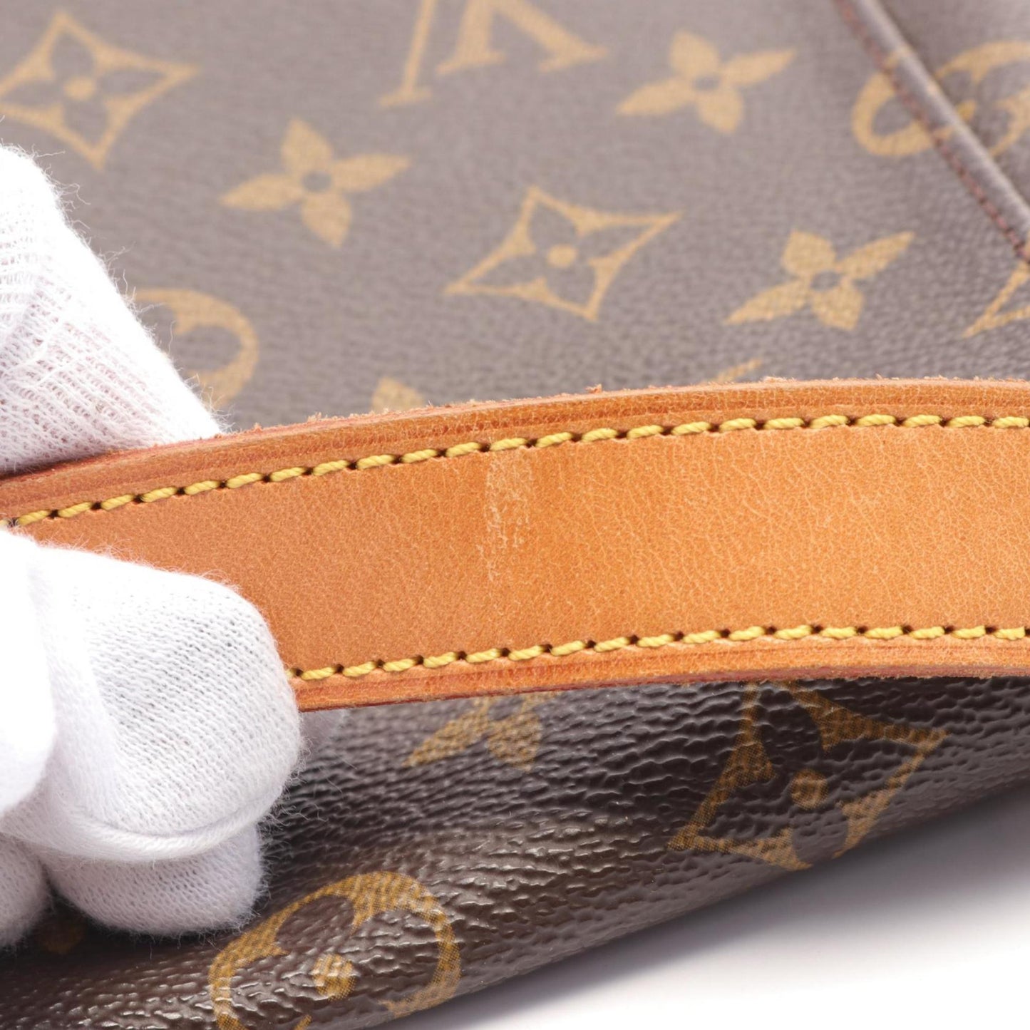 Louis Vuitton Brown Monogram Coated Canvas Shoulder Bag