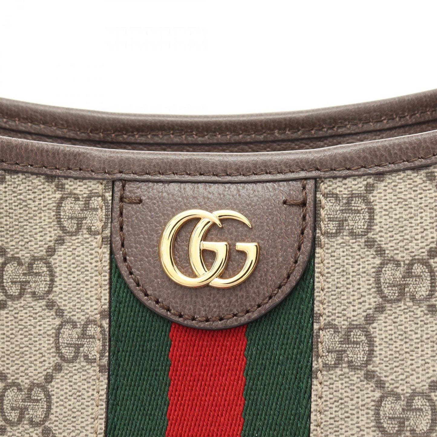 Gucci Beige Brown Multi-Color Gg Supreme Leather Shoulder Bag