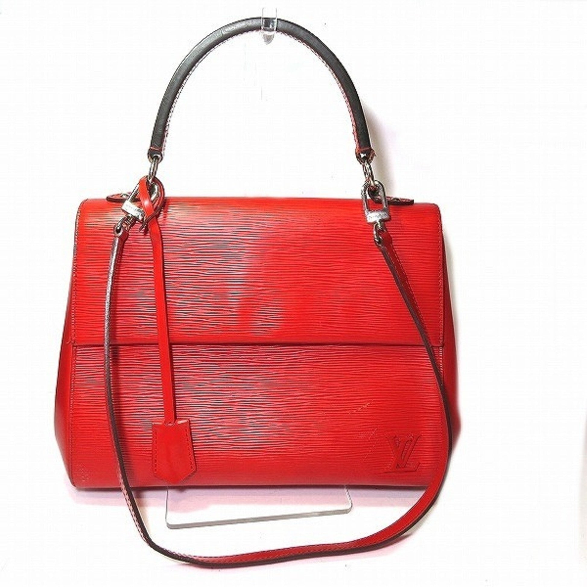 Louis Vuitton Coquelicots Red Color Epi Leather Handbag Shoulder Bag ()
