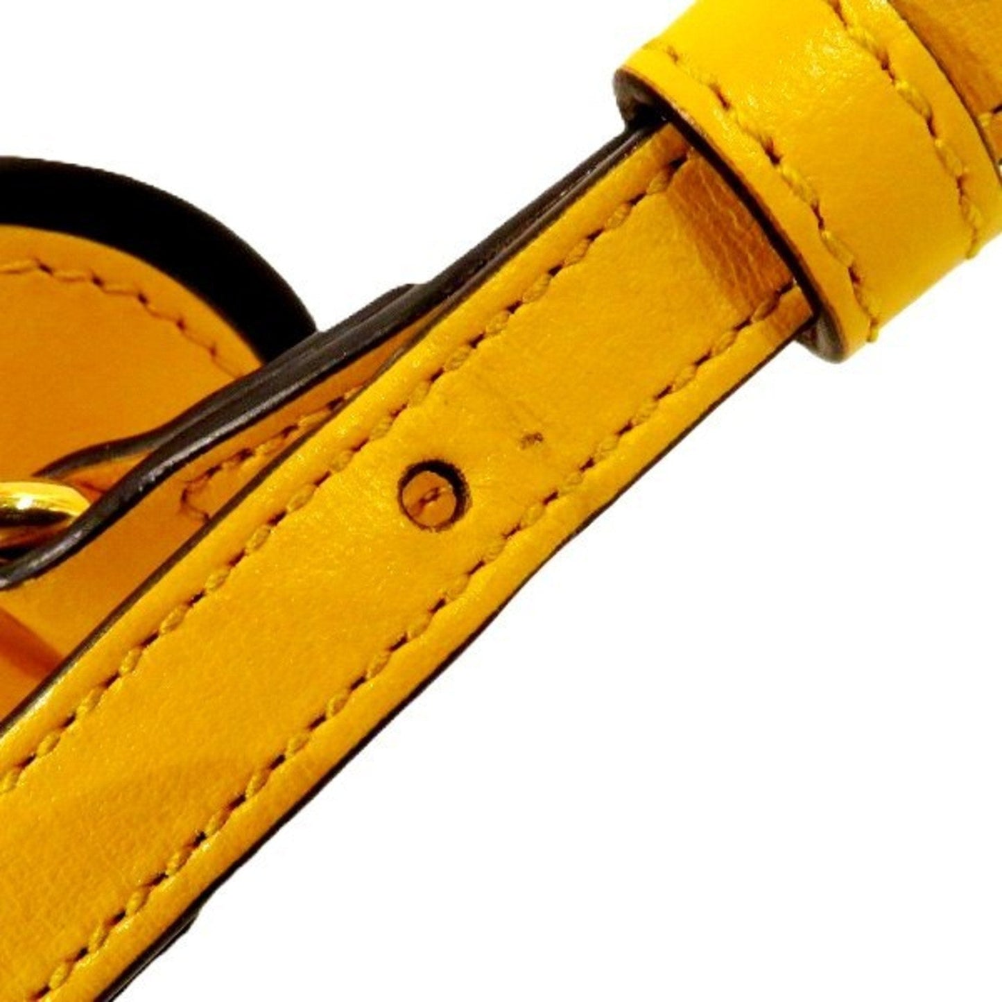 Gucci Yellow Leather Shoulder Bag