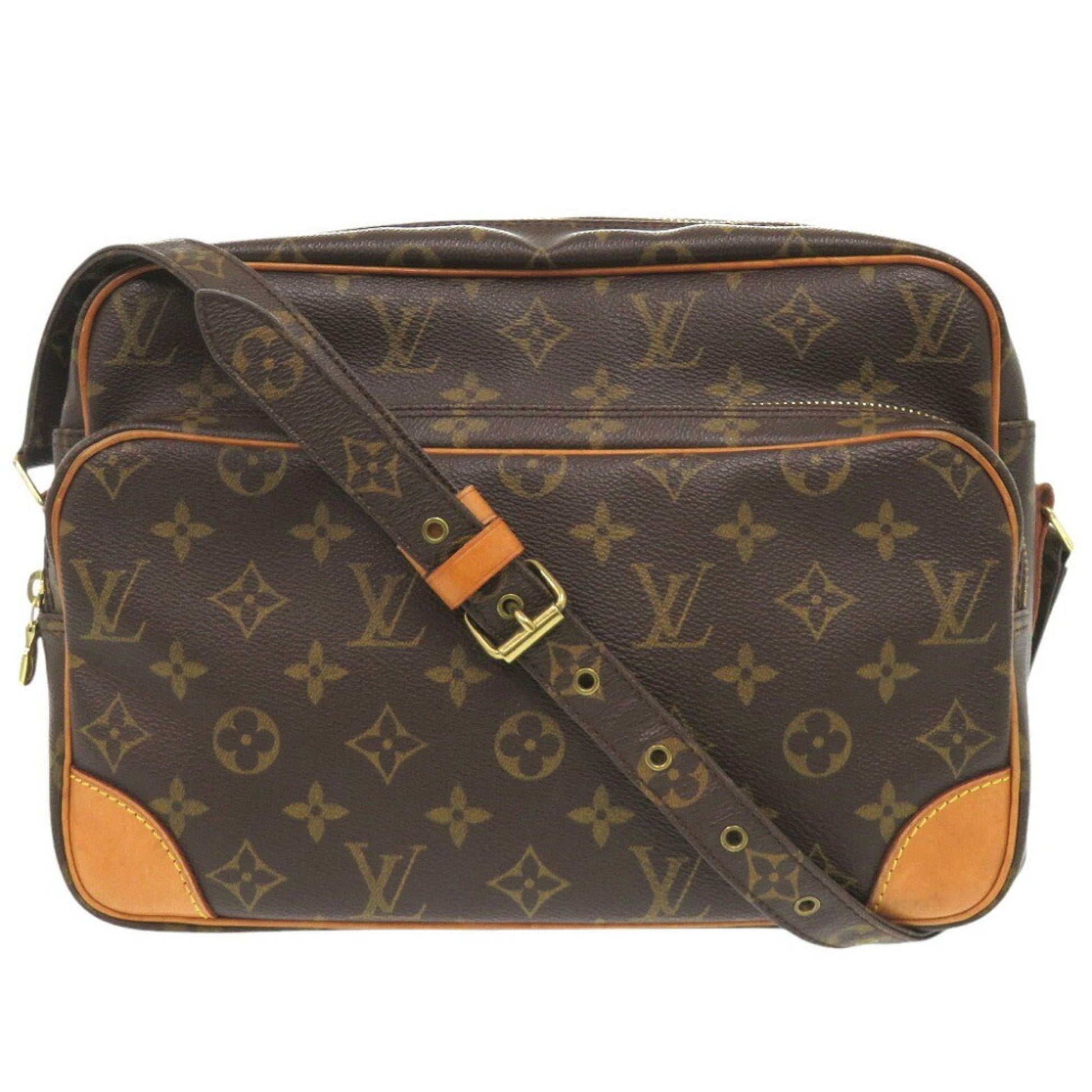 Louis Vuitton Brown Monogram Shoulder Bag ()