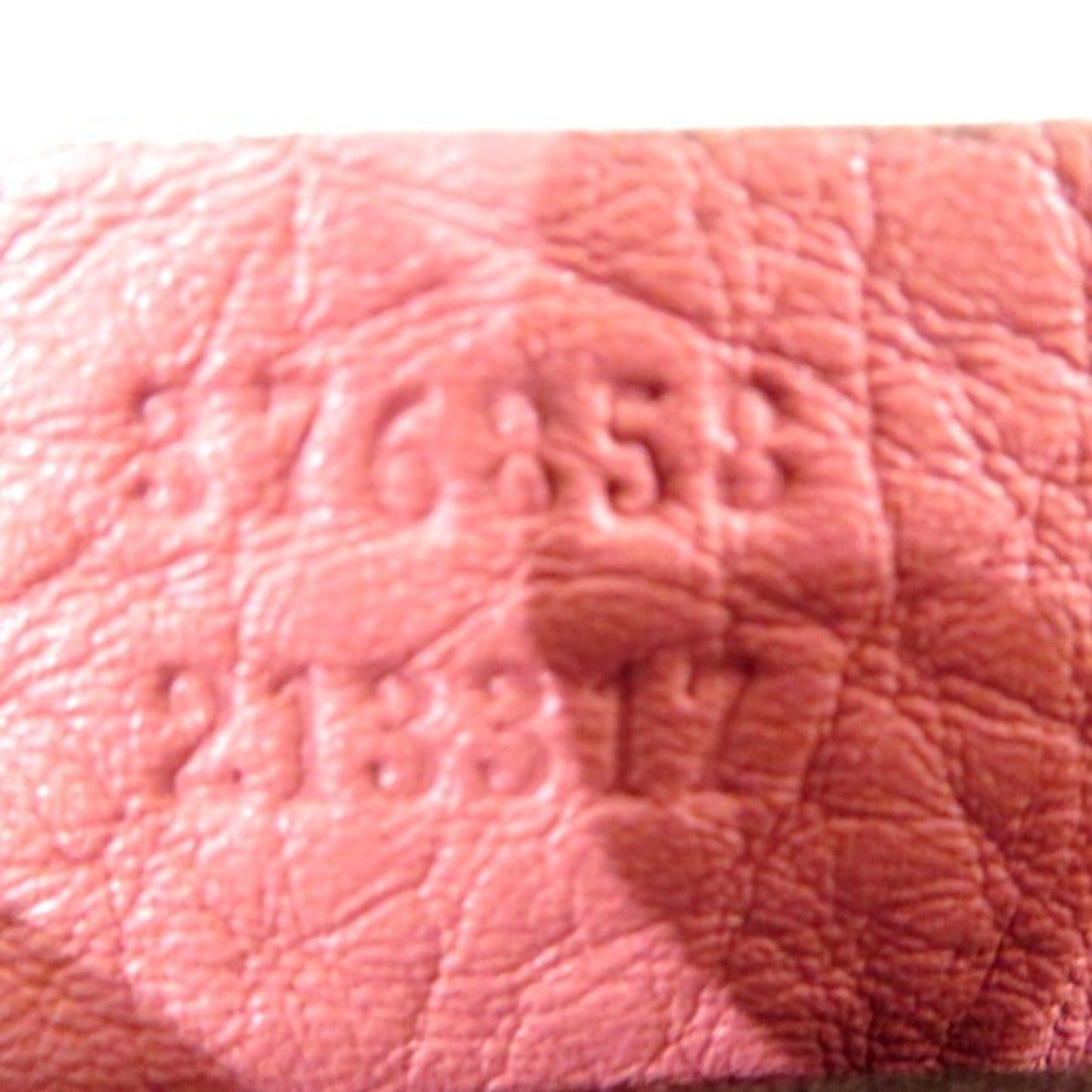 Gucci Bamboo Pink Leather Clutch Bag