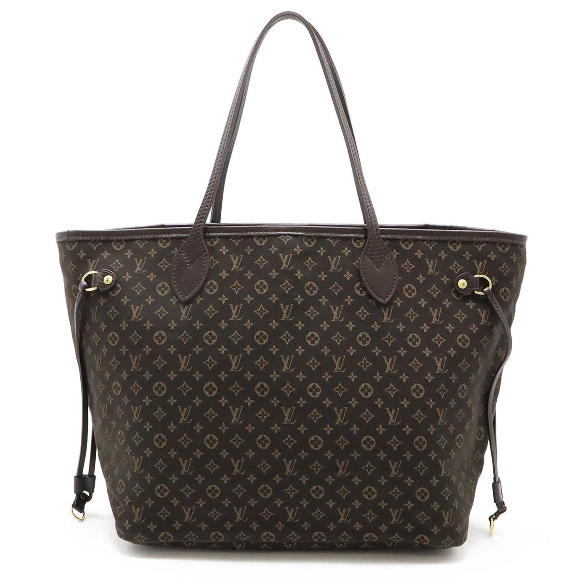 Louis Vuitton Fusain Canvas Leather Shoulder Bag Tote Bag ()