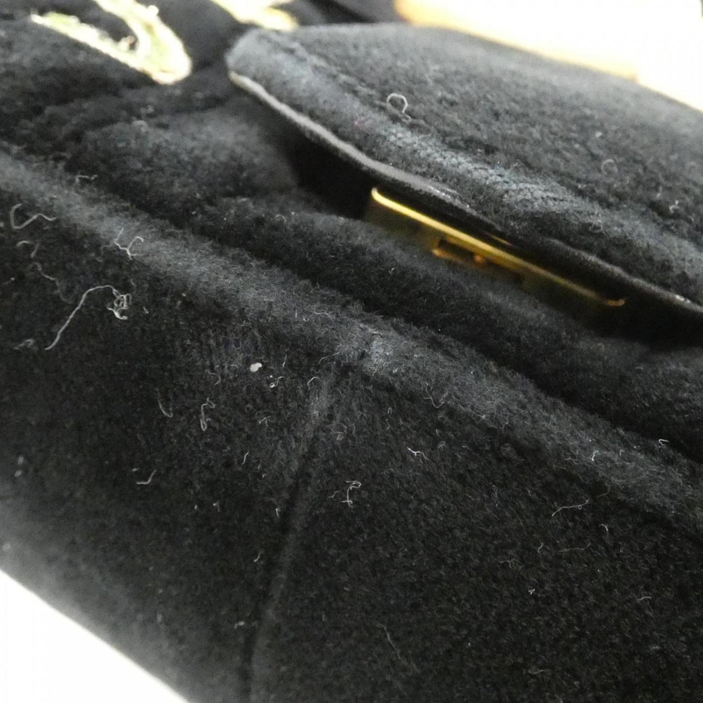 Gucci Gg Marmont Black Velvet Shoulder Bag