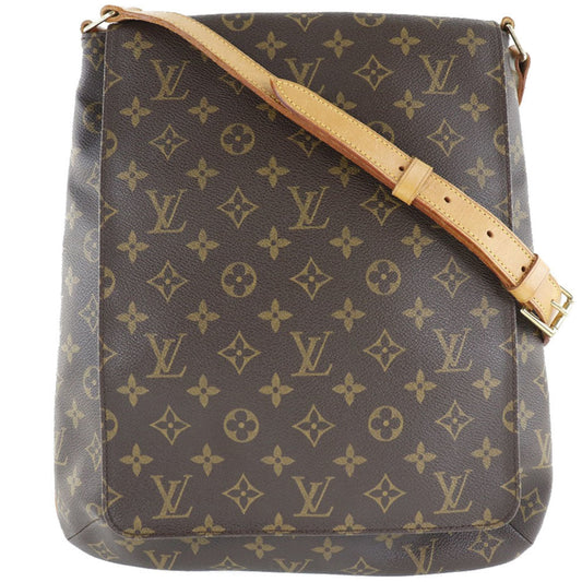 Louis Vuitton Brown Monogram Shoulder Bag ()