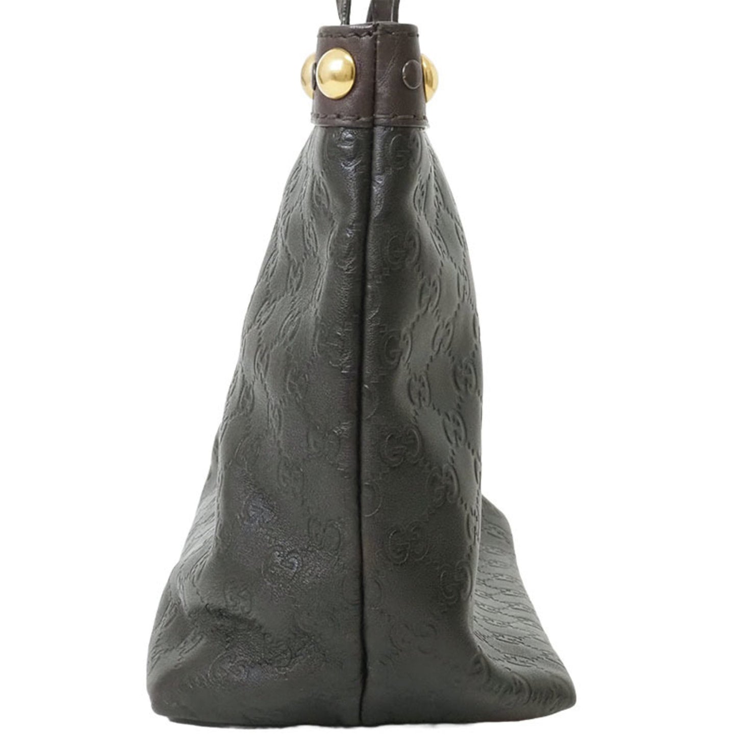 Gucci Guccissima Brown Leather Shoulder Bag Tote Bag