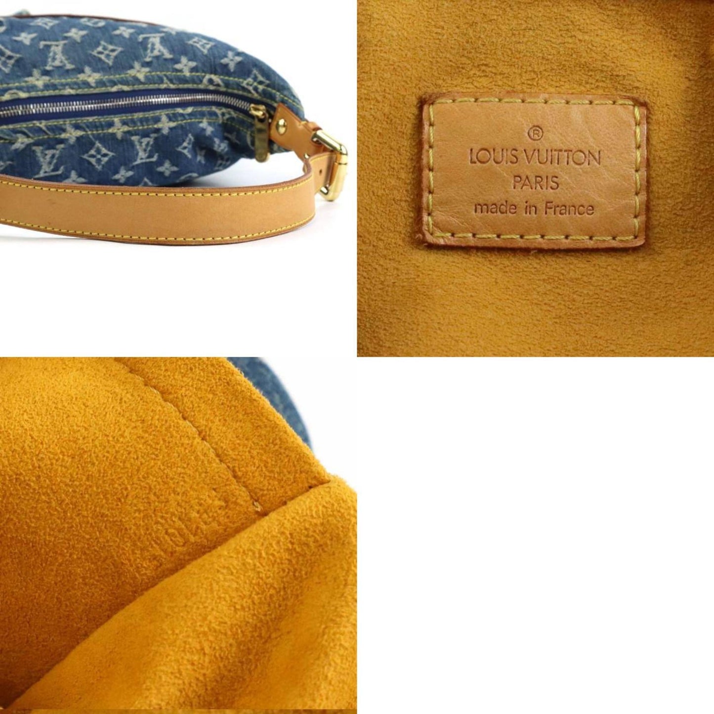 Louis Vuitton Blue Monogram Denim Shoulder Bag