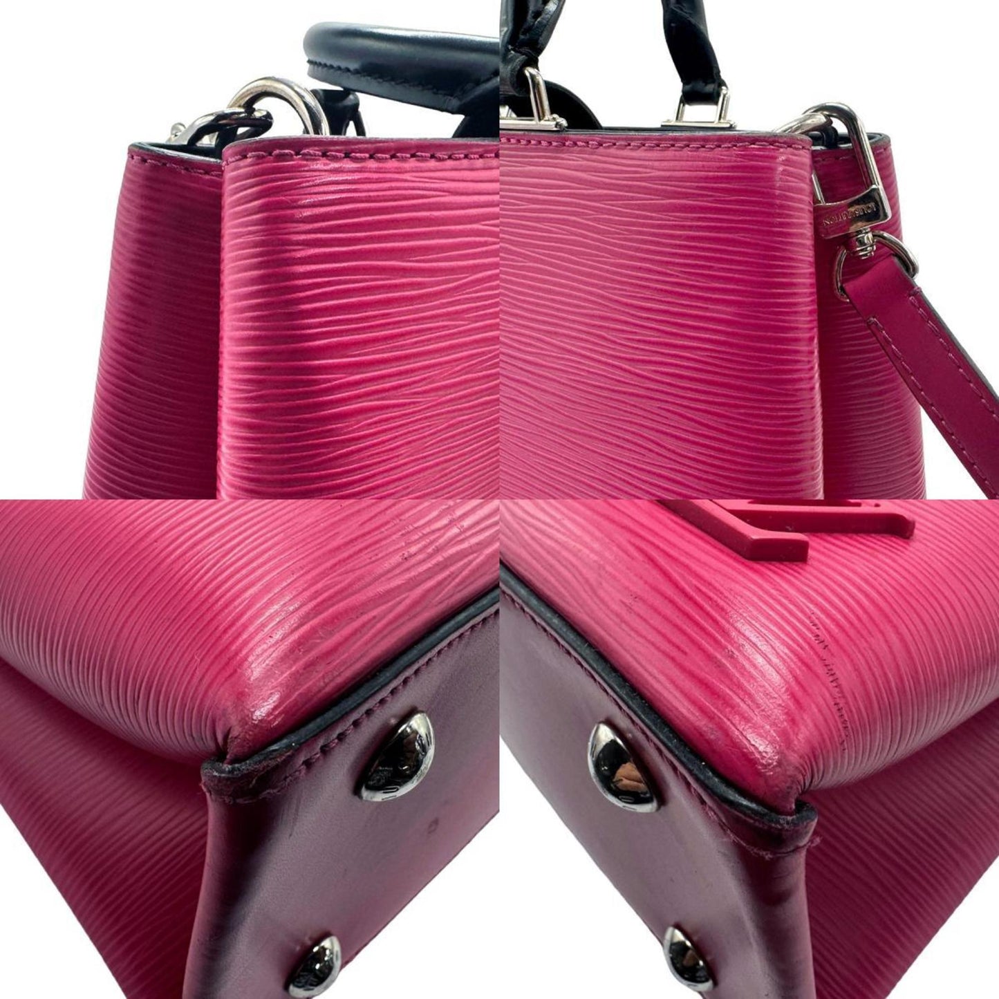 Louis Vuitton Hot Pink Epi Leather Handbag Shoulder Bag
