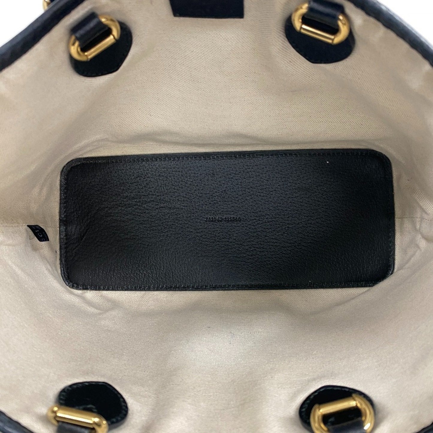 Gucci Black Leather Tote Bag