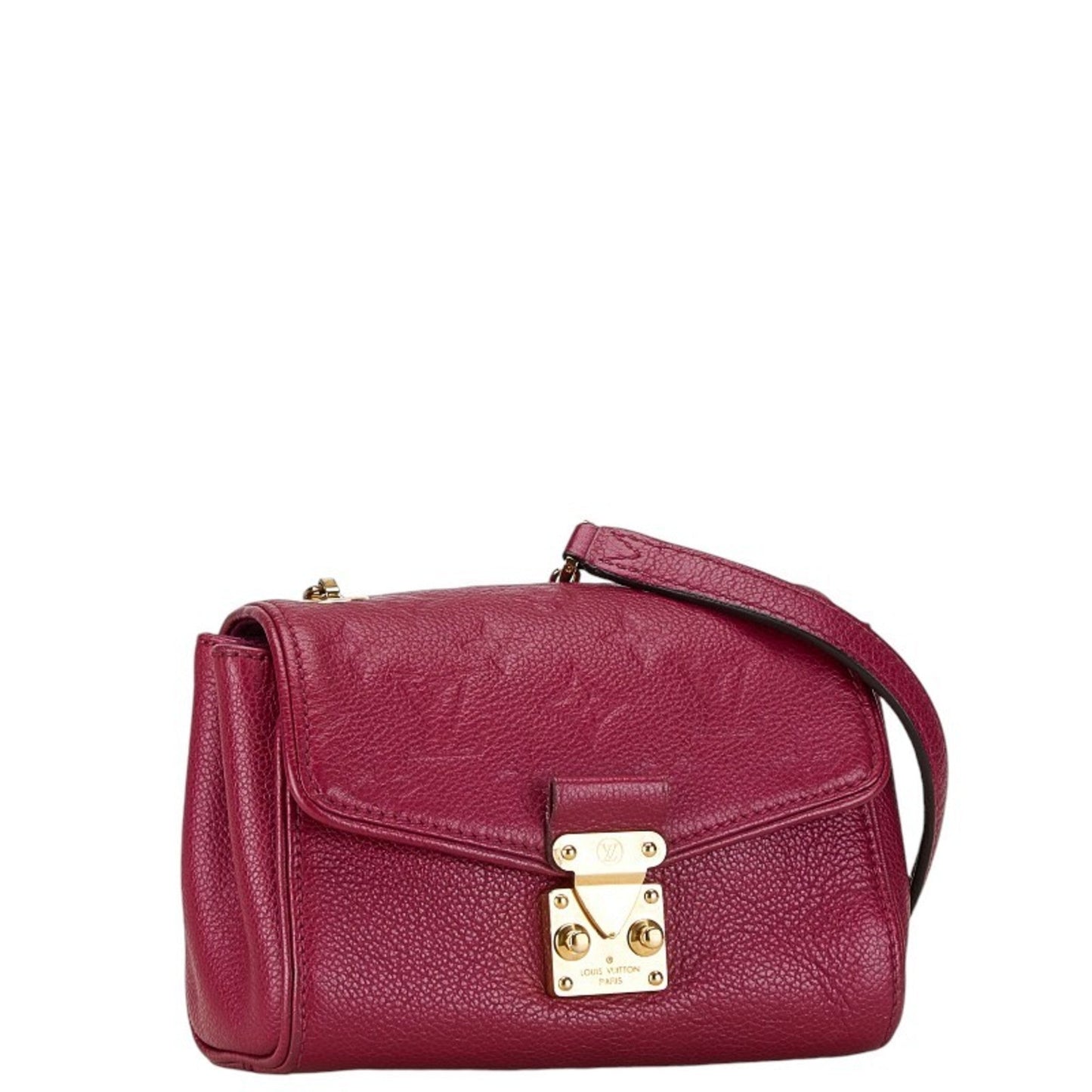 Louis Vuitton Grape Purple Leather Shoulder Bag