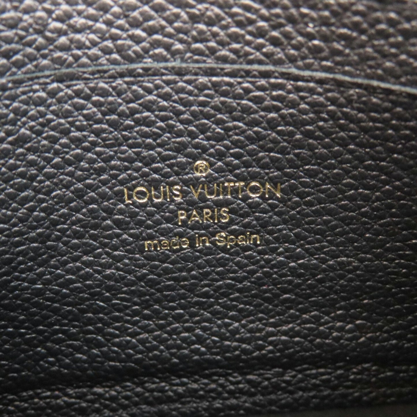 Louis Vuitton Empreinte Black Monogram Empreinte Pochette Shoulder Bag