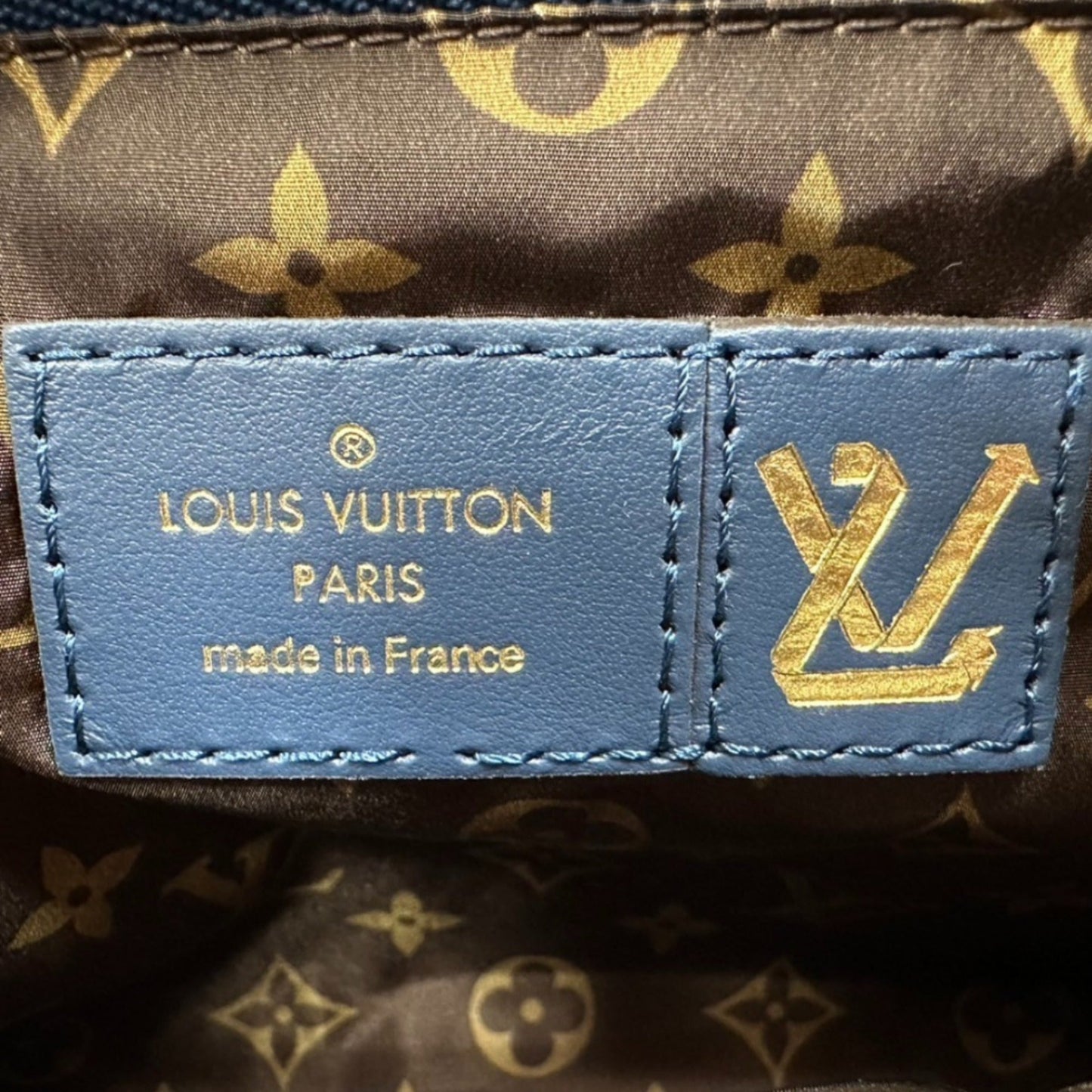 Louis Vuitton Navy Pouch Shoulder Bag