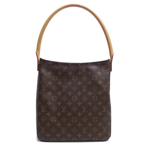 Louis Vuitton Brown Monogram Canvas Shoulder Bag ()