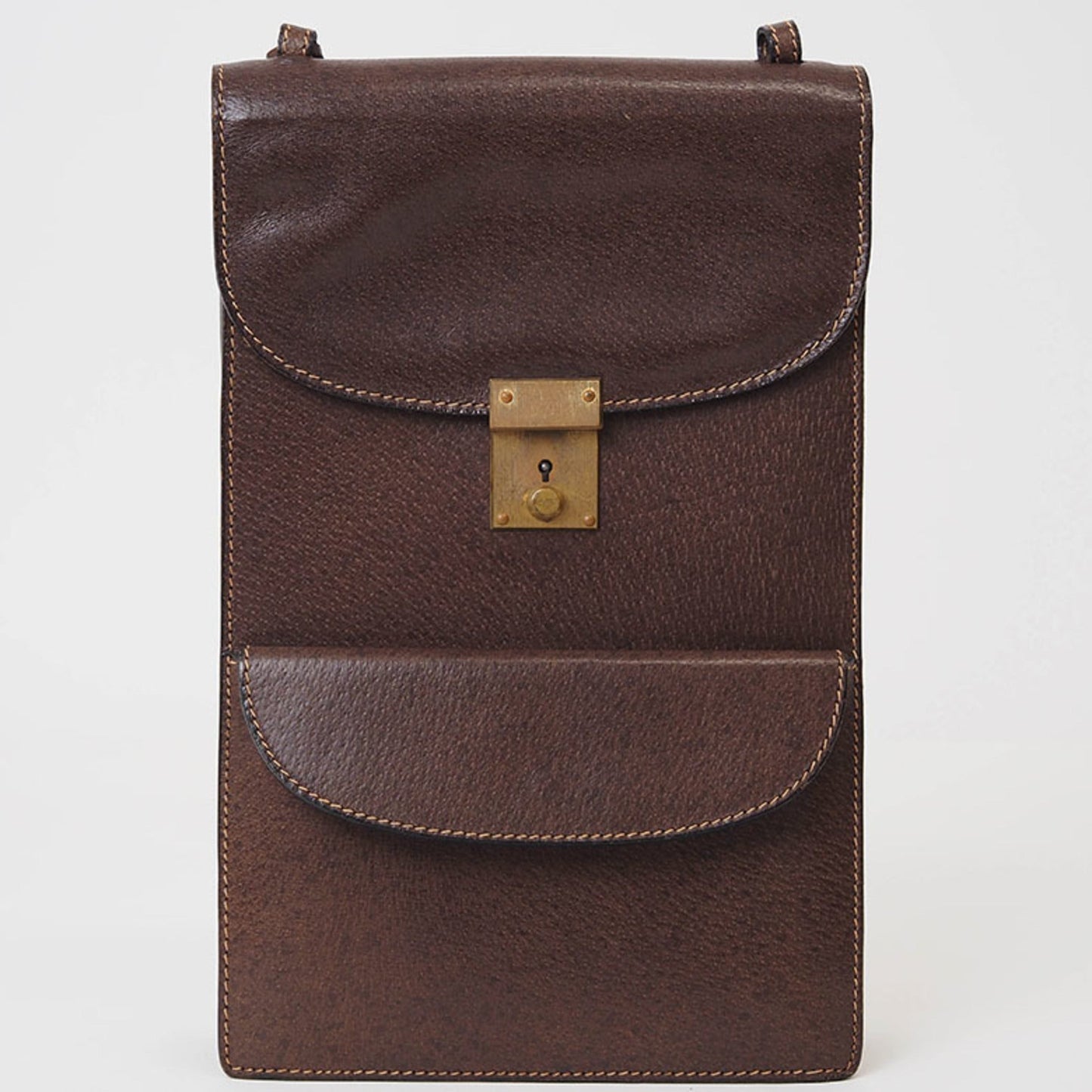Gucci Brown Leather Shoulder Bag