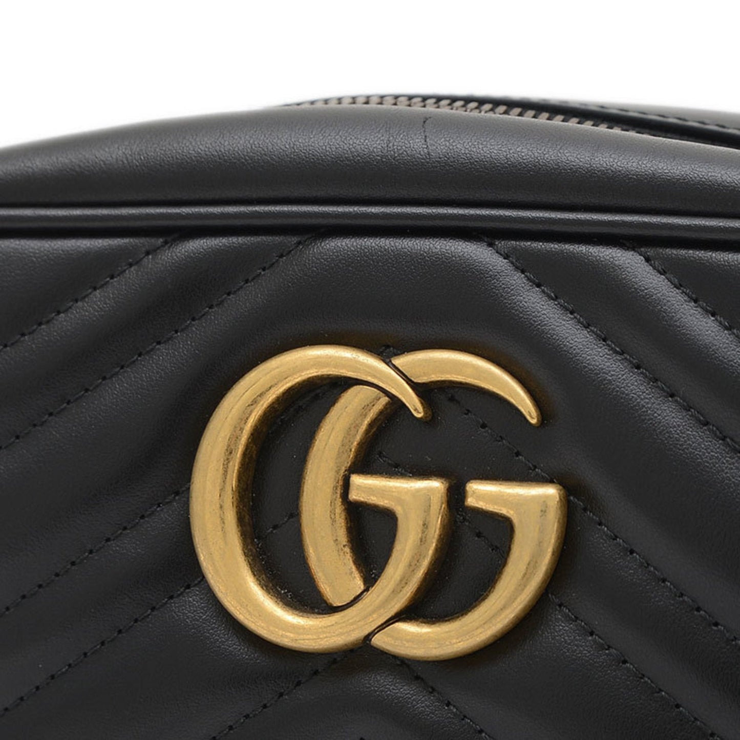Gucci Black Leather Shoulder Bag