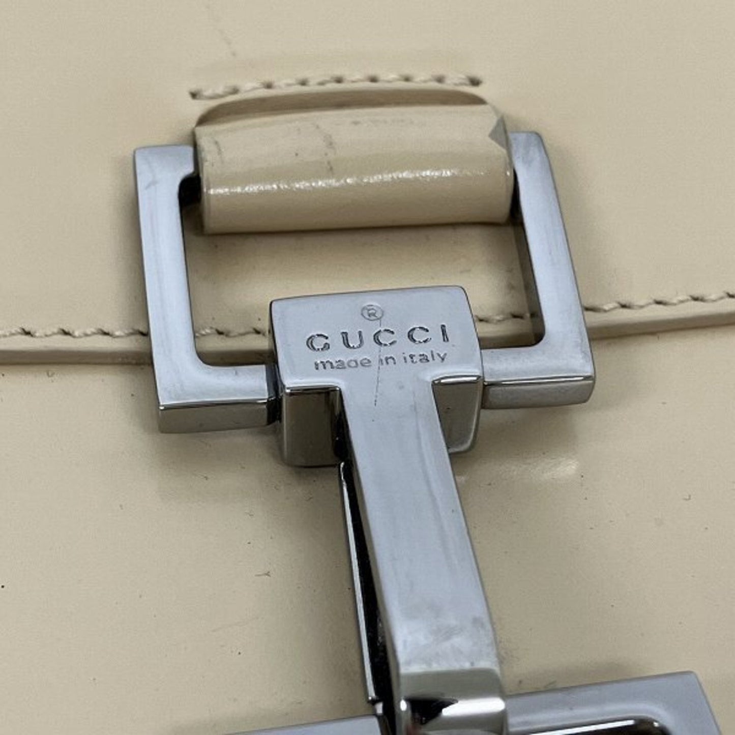 Gucci Beige Leather Shoulder Bag