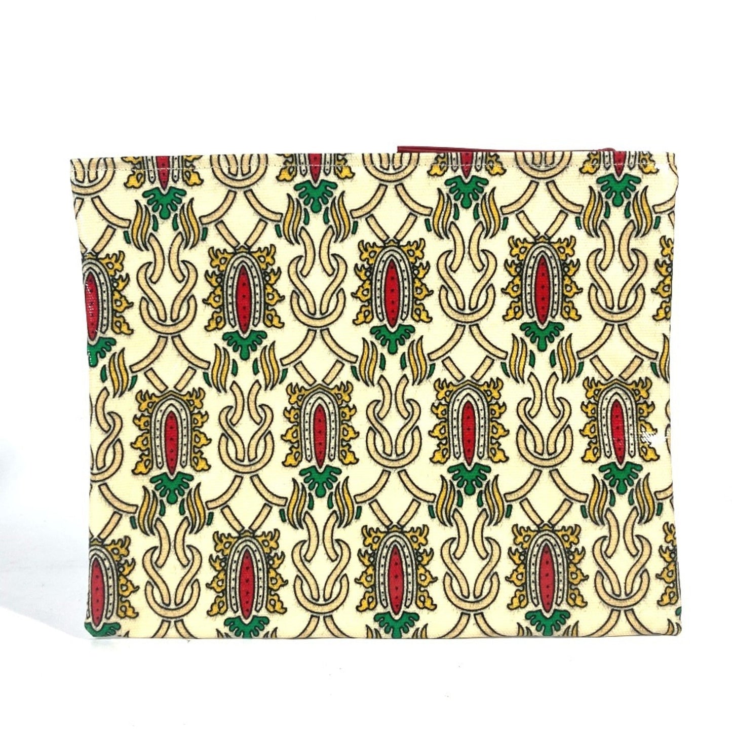 Gucci Red Color Coated Canvas Clutch Bag Pouch ()