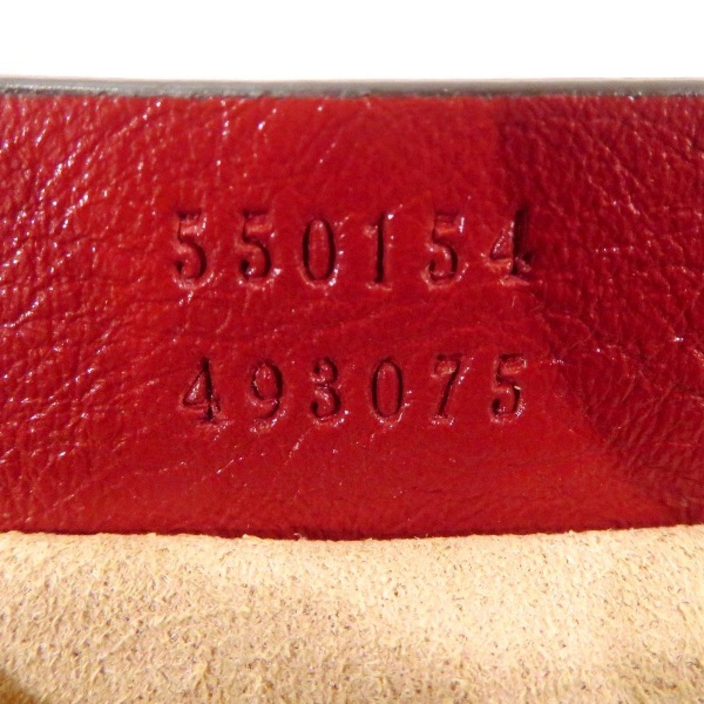 Gucci Red Color Leather Shoulder Bag