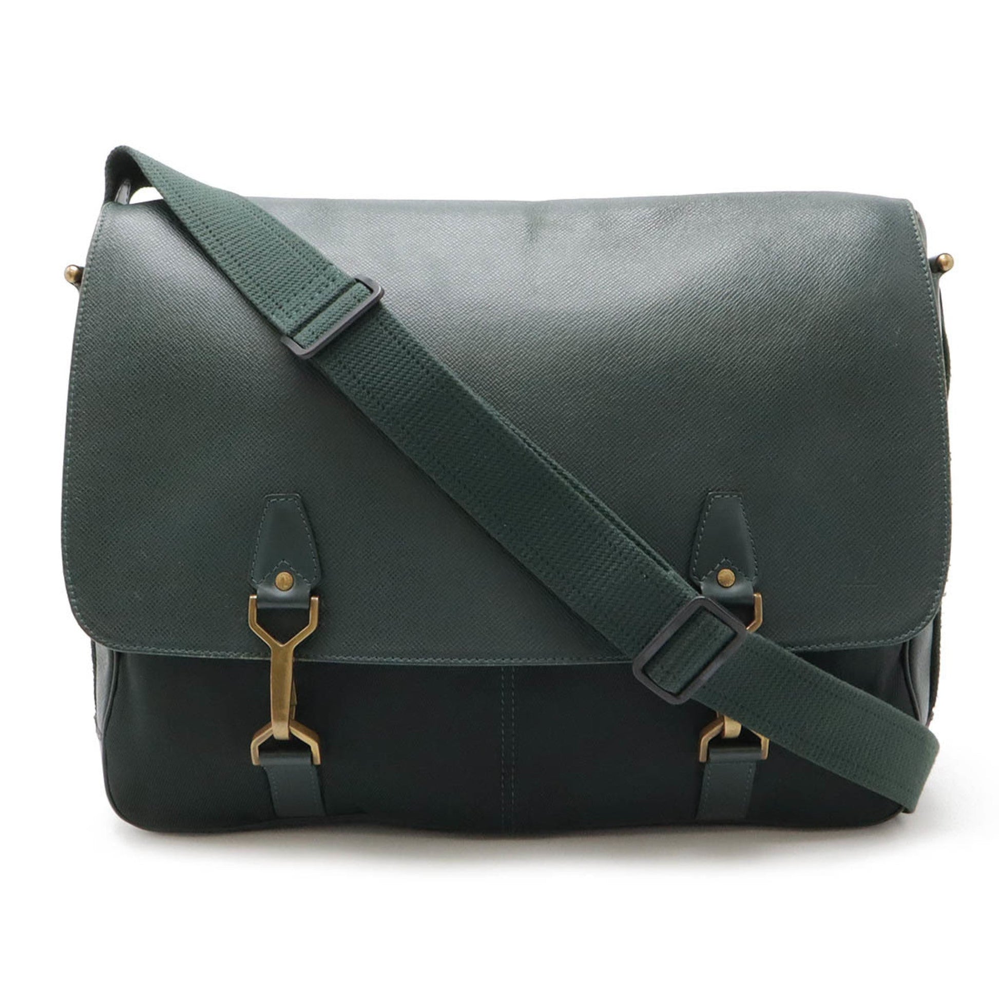 Louis Vuitton Taiga Episea Leather Canvas Shoulder Bag ()
