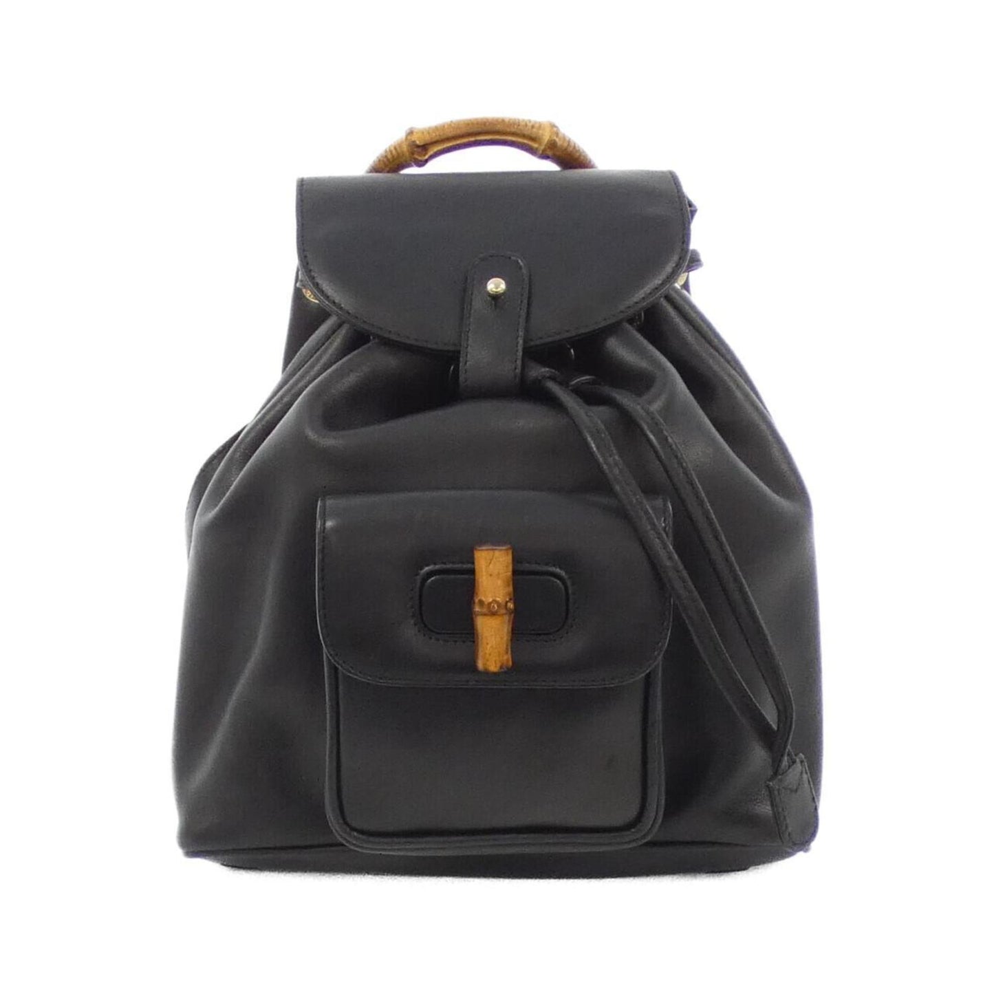 Gucci Black Leather Backpack ()