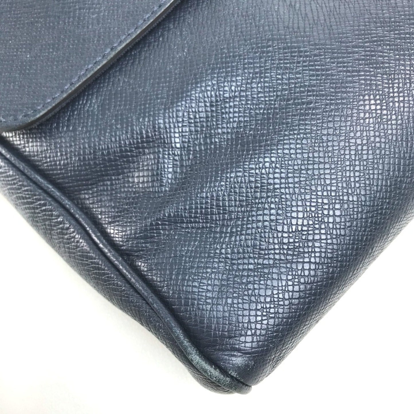Louis Vuitton Navy Leather Shoulder Bag