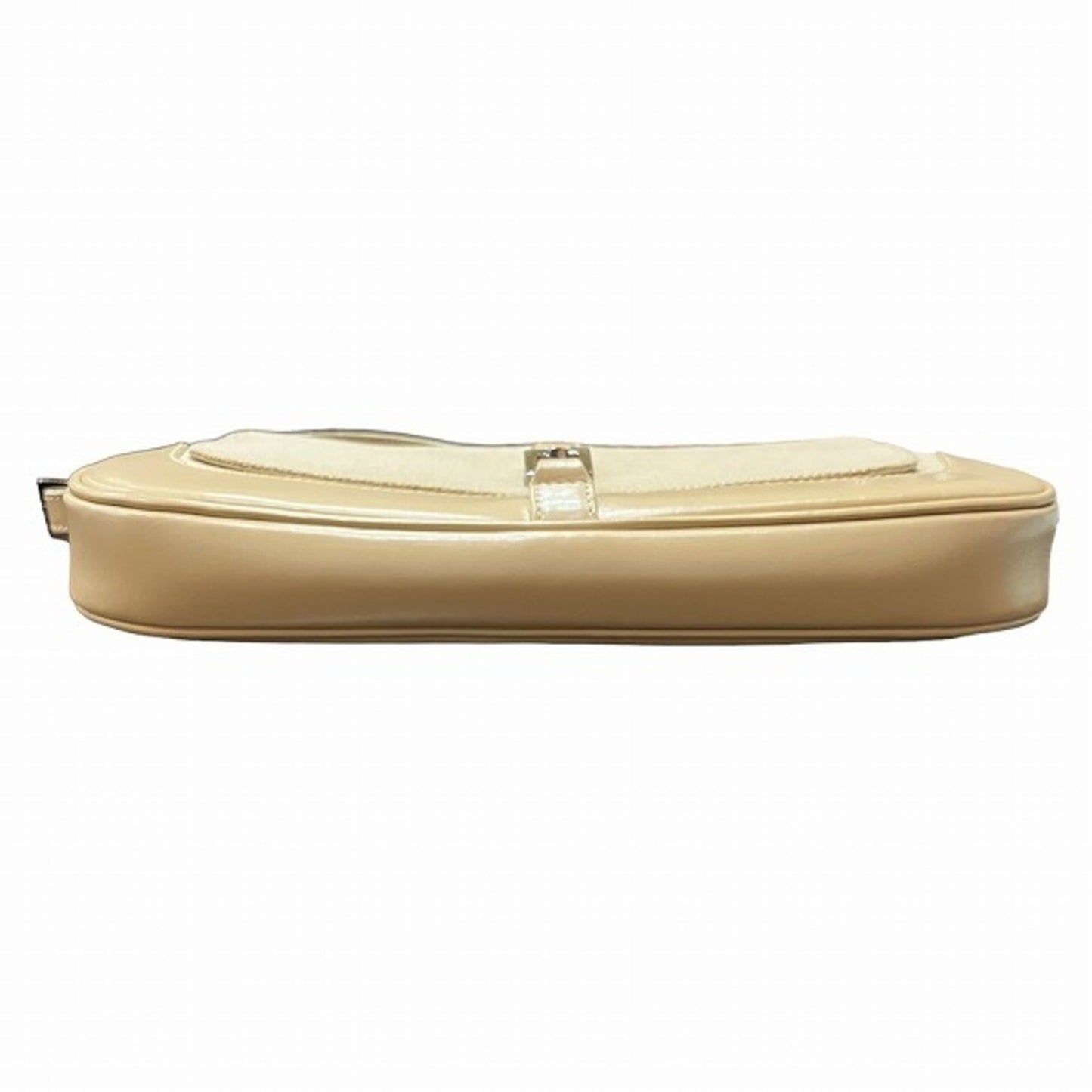 Gucci Jackie Beige Canvas Leather Shoulder Bag