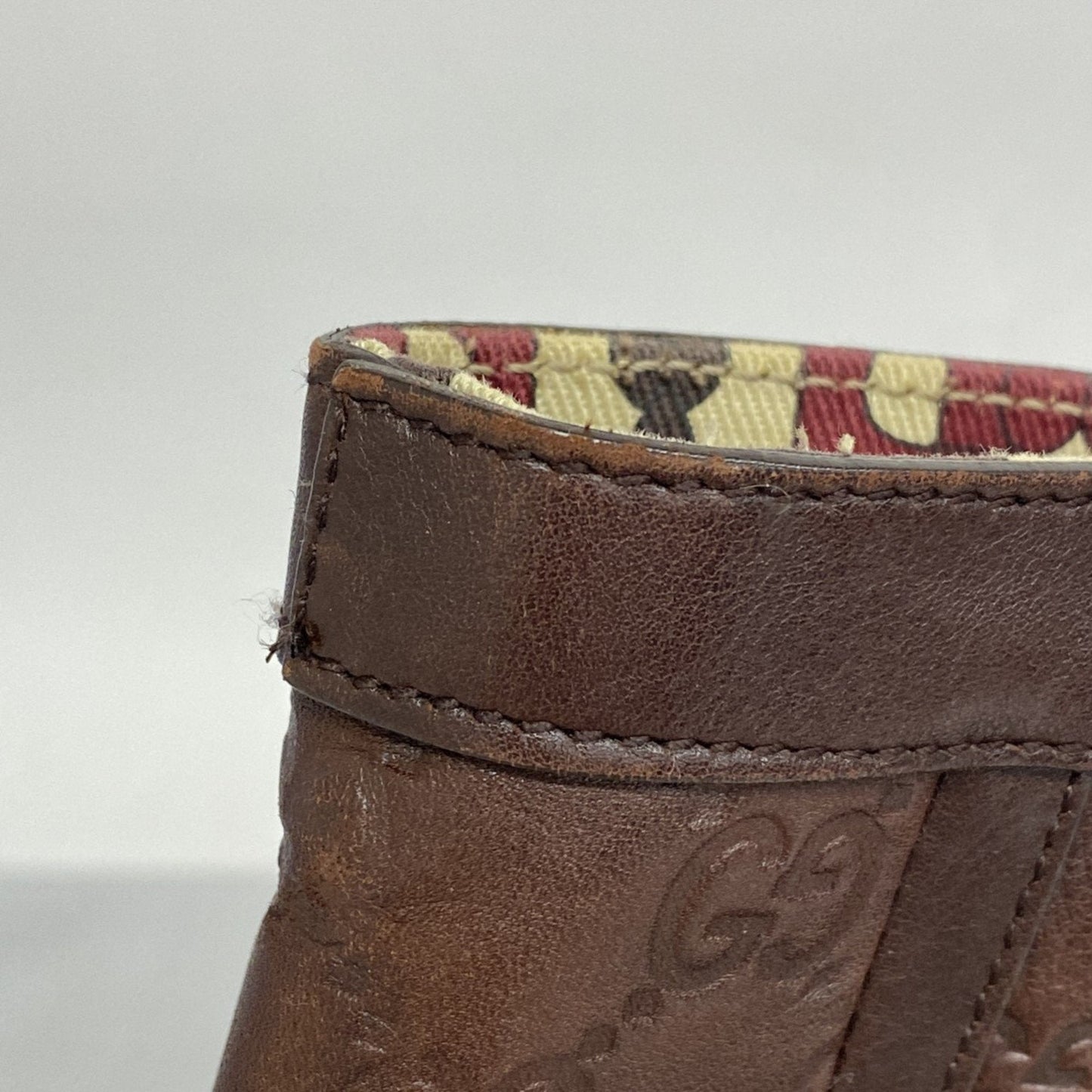 Gucci Brown Leather Tote Bag
