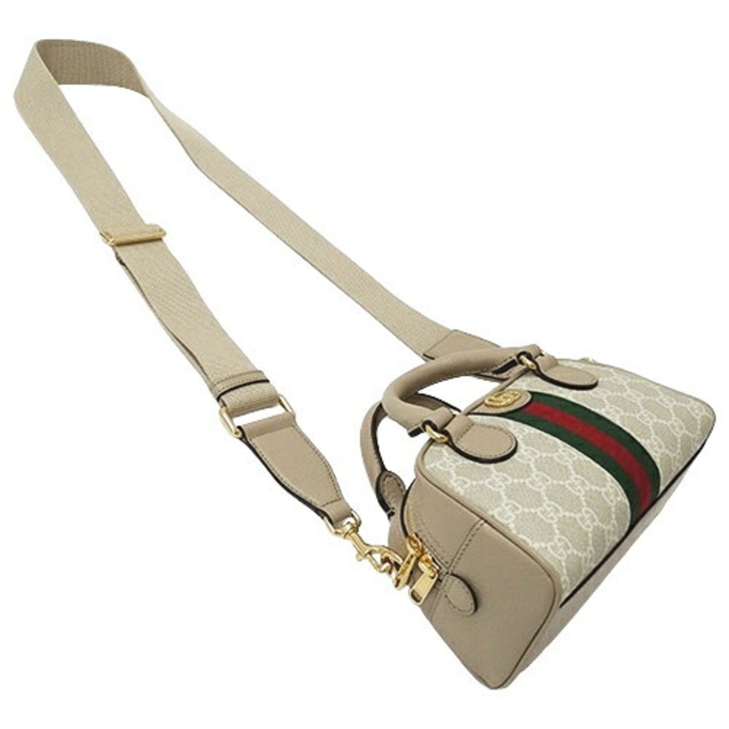 Gucci Beige Grayish Gg Supreme Canvas Handbag Shoulder Bag