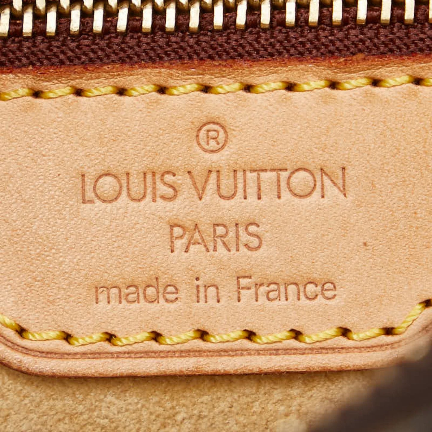Louis Vuitton Brown Pvc Leather Handbag Shoulder Bag