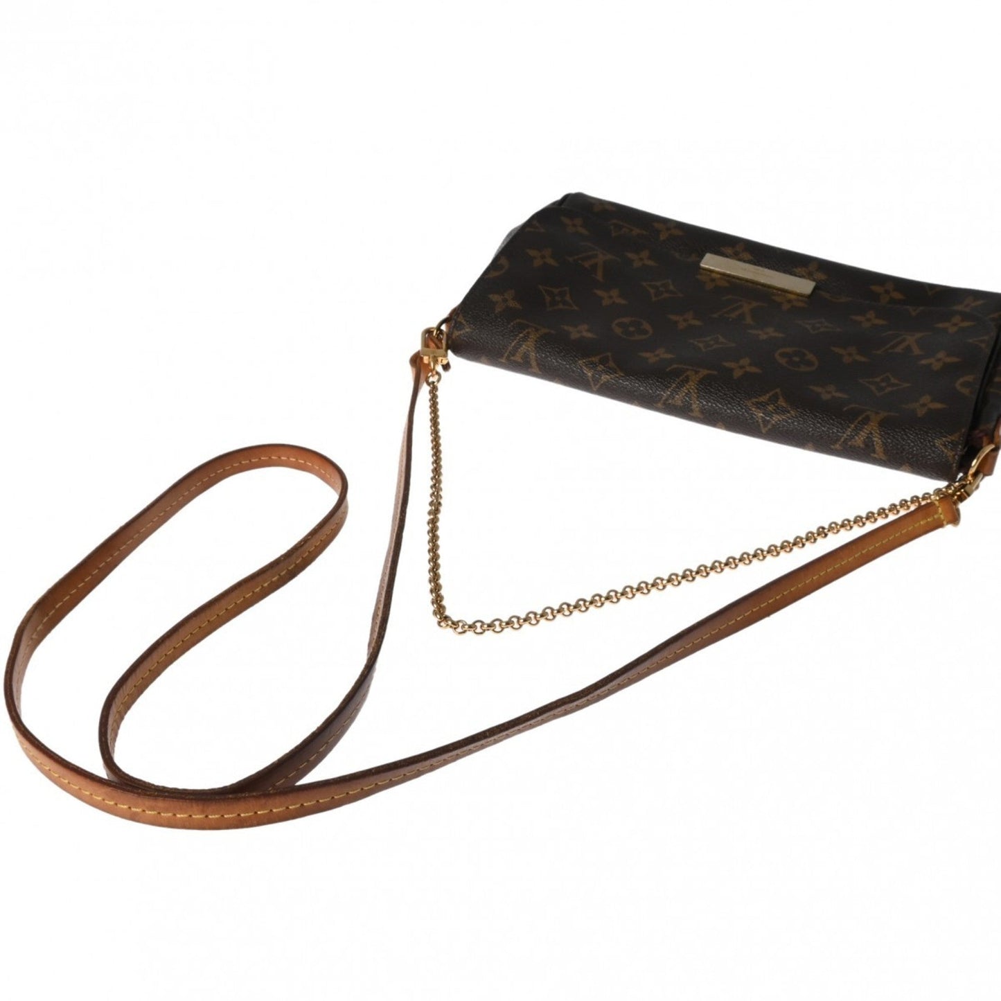 Louis Vuitton Brown Monogram Canvas Shoulder Bag