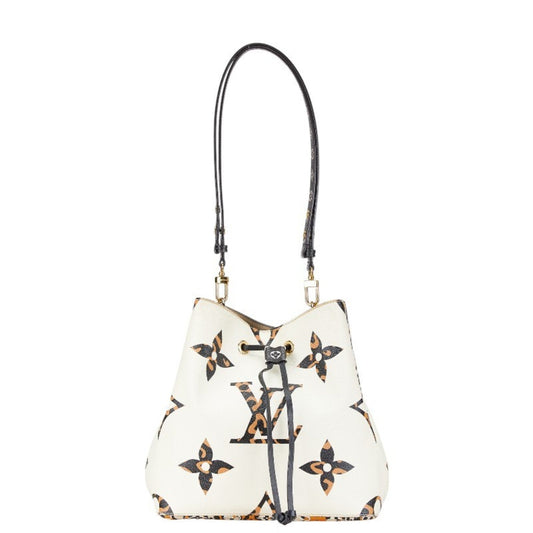 Louis Vuitton Black Lv Off White Orange Pvc Leather Shoulder Bag ()