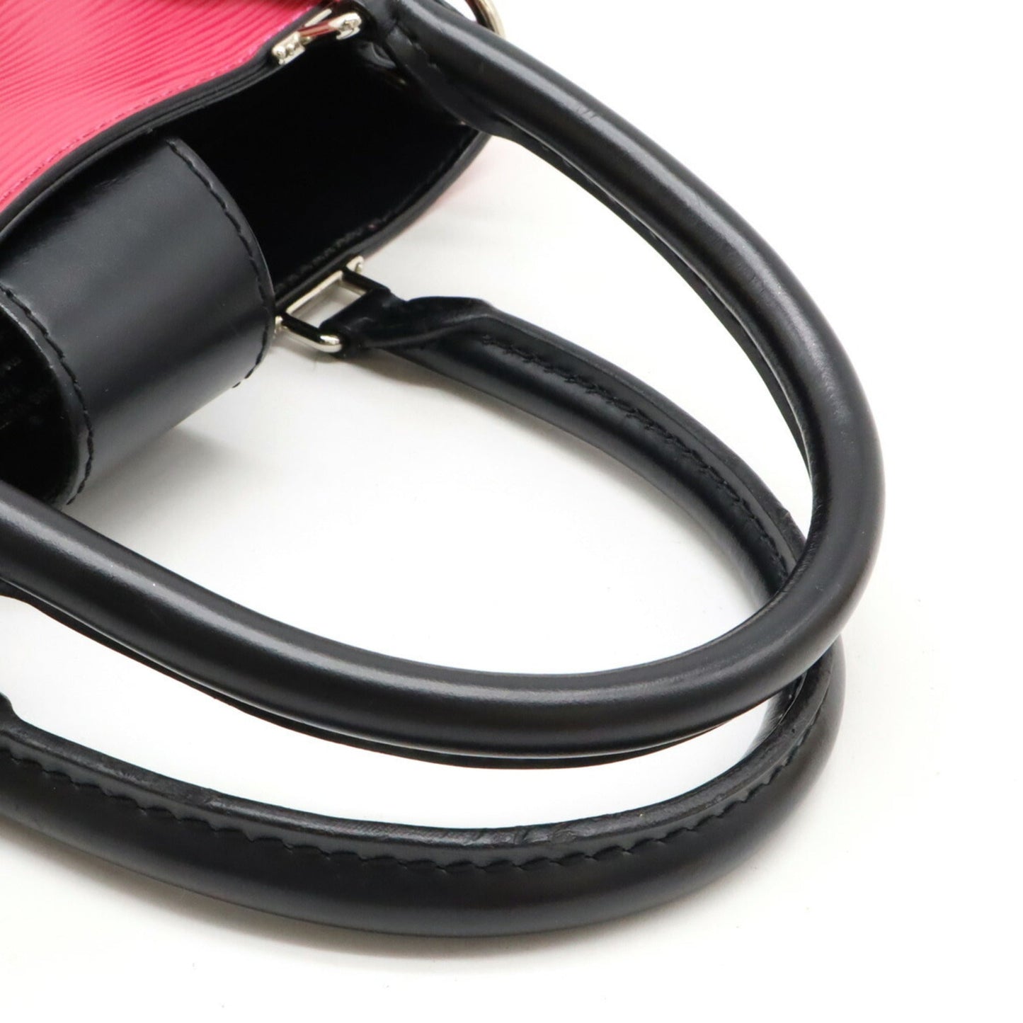 Louis Vuitton Black Hot Pink Noir Epi Leather Handbag Shoulder Bag