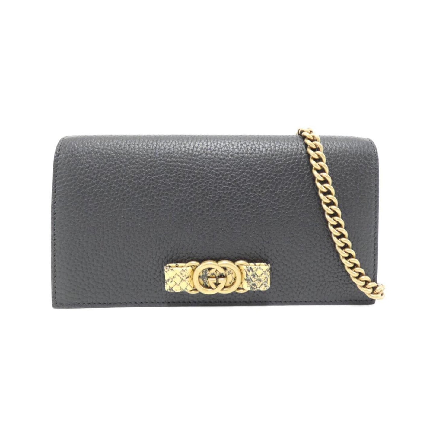 Gucci Black Leather Shoulder Bag ()