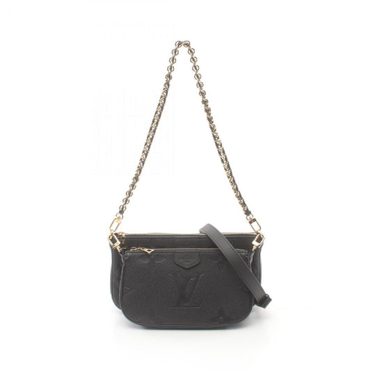 Louis Vuitton Black Monogram Empreinte Leather Pochette Shoulder Bag ()