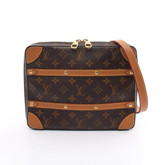 Louis Vuitton Brown Monogram Monogram Leather Shoulder Bag ()
