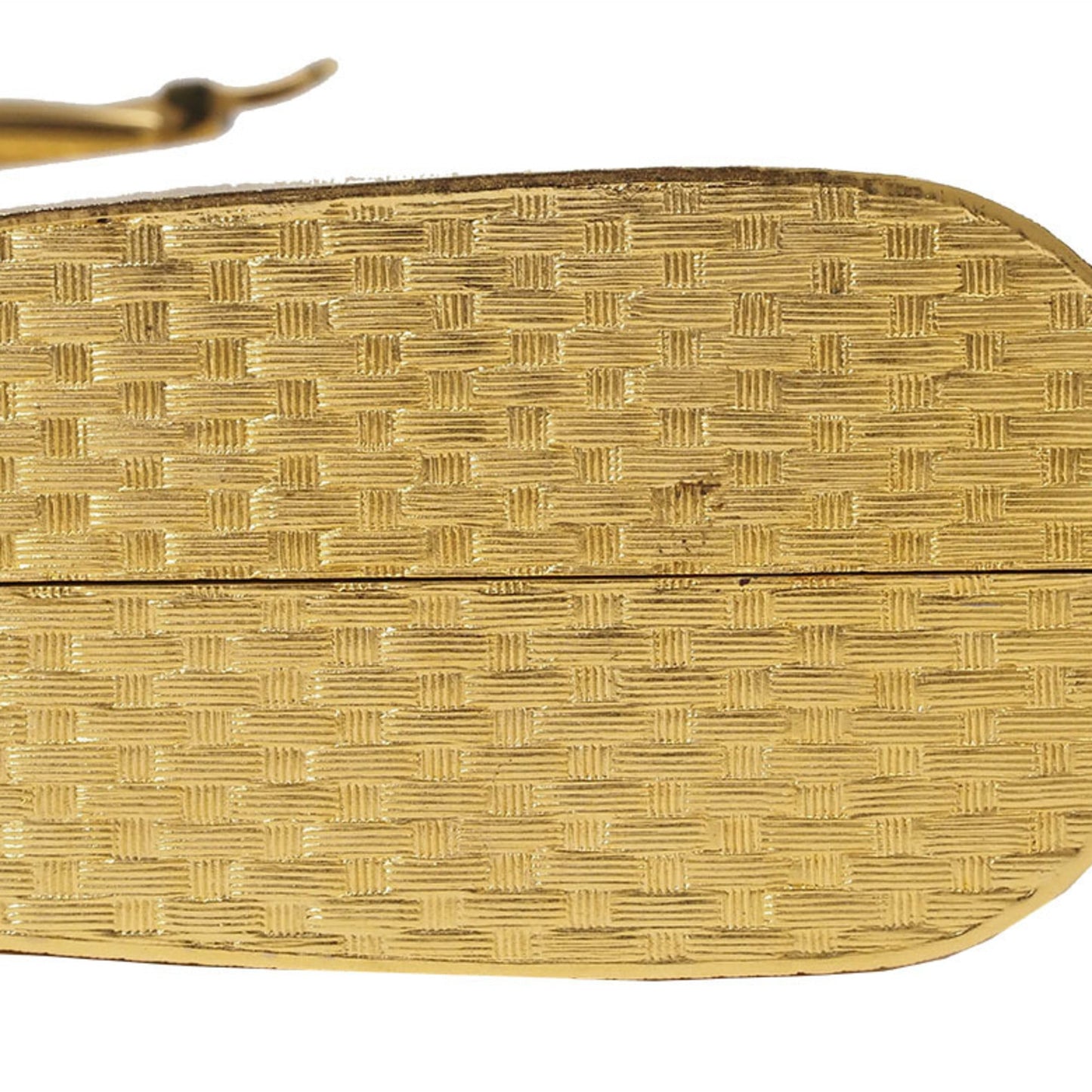 Gucci Gold Metal Clutch Bag