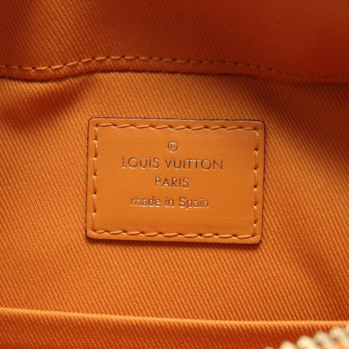 Louis Vuitton Brown Yellow Pvc Shoulder Bag