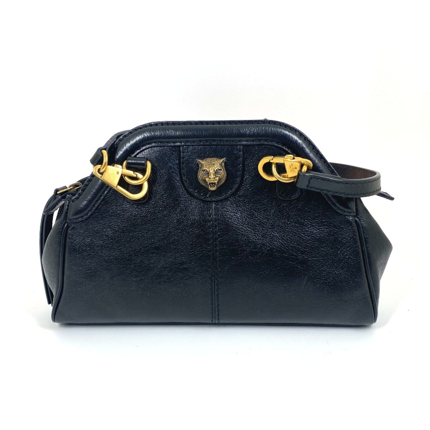 Gucci Black Leather Shoulder Bag