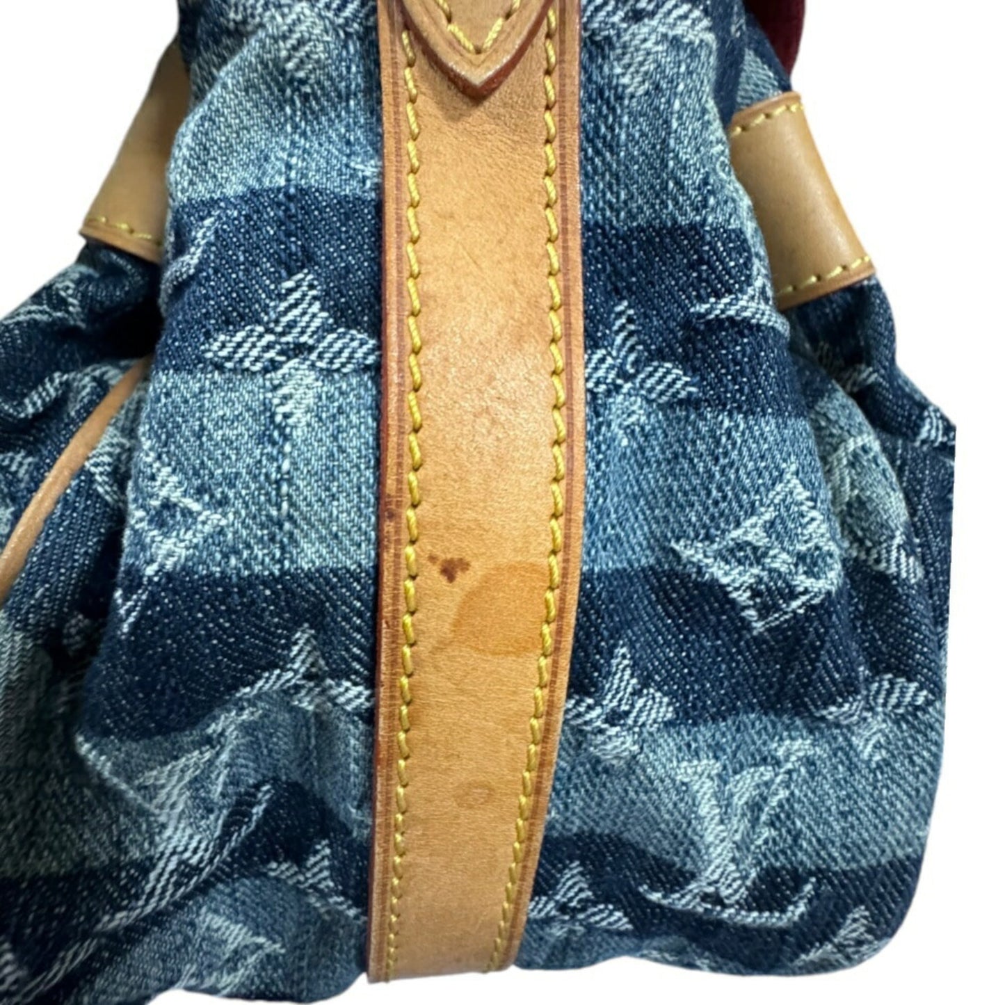 Louis Vuitton Blue Monogram Denim Shoulder Bag