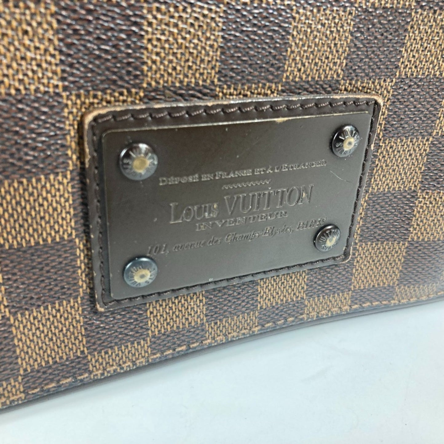 Louis Vuitton Brown Ebene Damier Canvas Messenger Bag Shoulder Bag