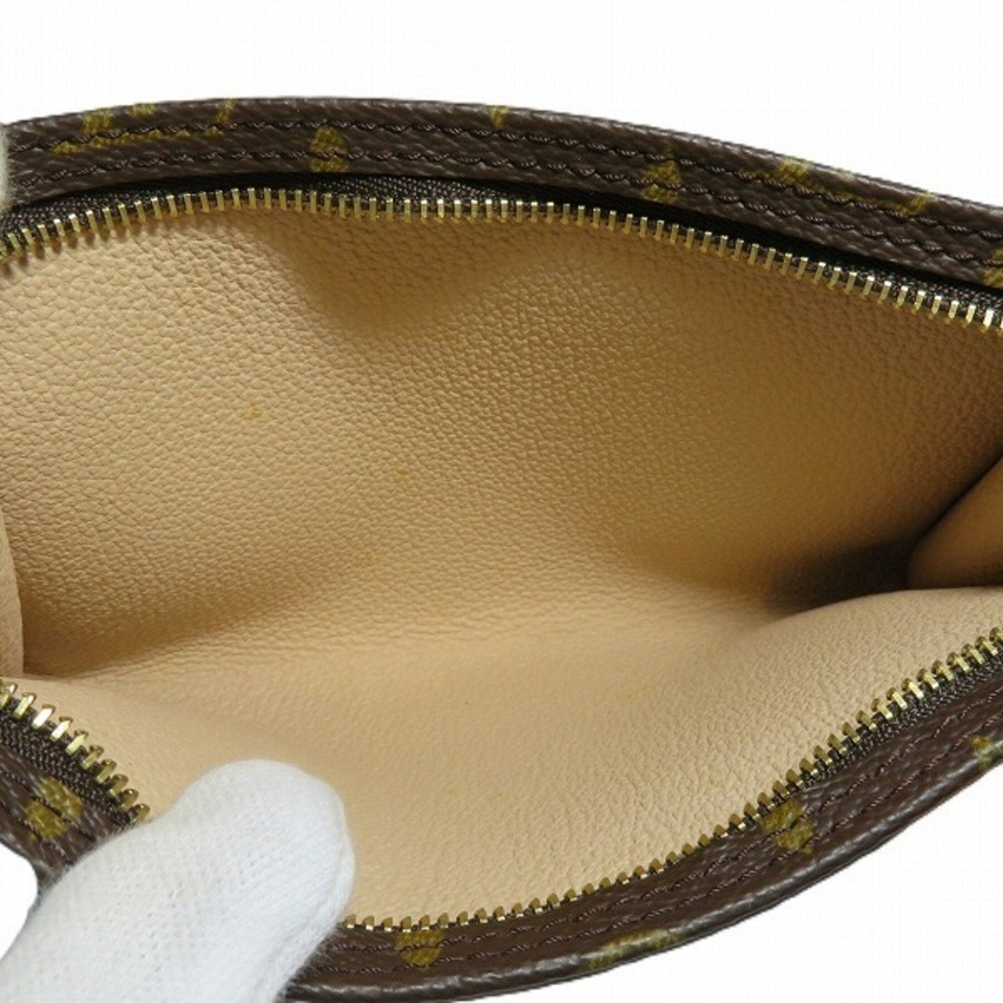 Louis Vuitton Brown Pouch Shoulder Bag
