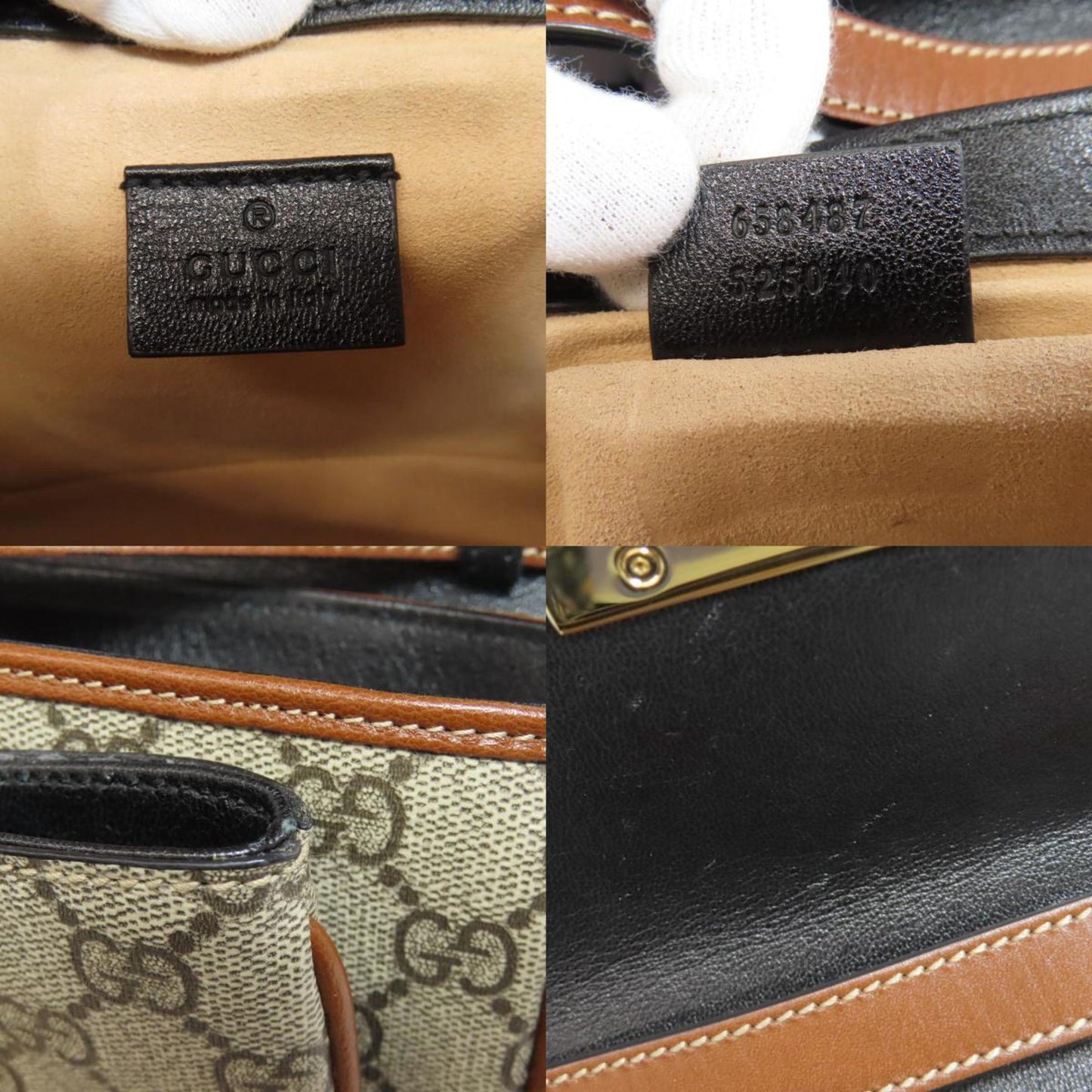 Gucci Brown Pvc Shoulder Bag