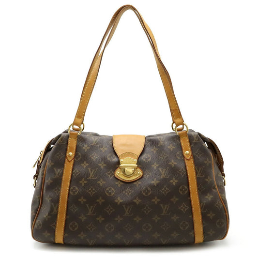 Louis Vuitton Brown Monogram Shoulder Bag Tote Bag ()