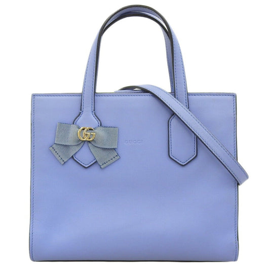 Gucci Blue Bow Handbag Shoulder Bag ()