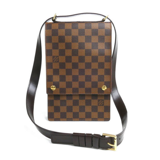 Louis Vuitton Brown Ebene Damier Canvas Shoulder Bag ()