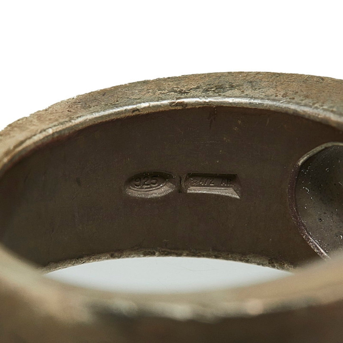 Gucci Silver Metal Band Ring