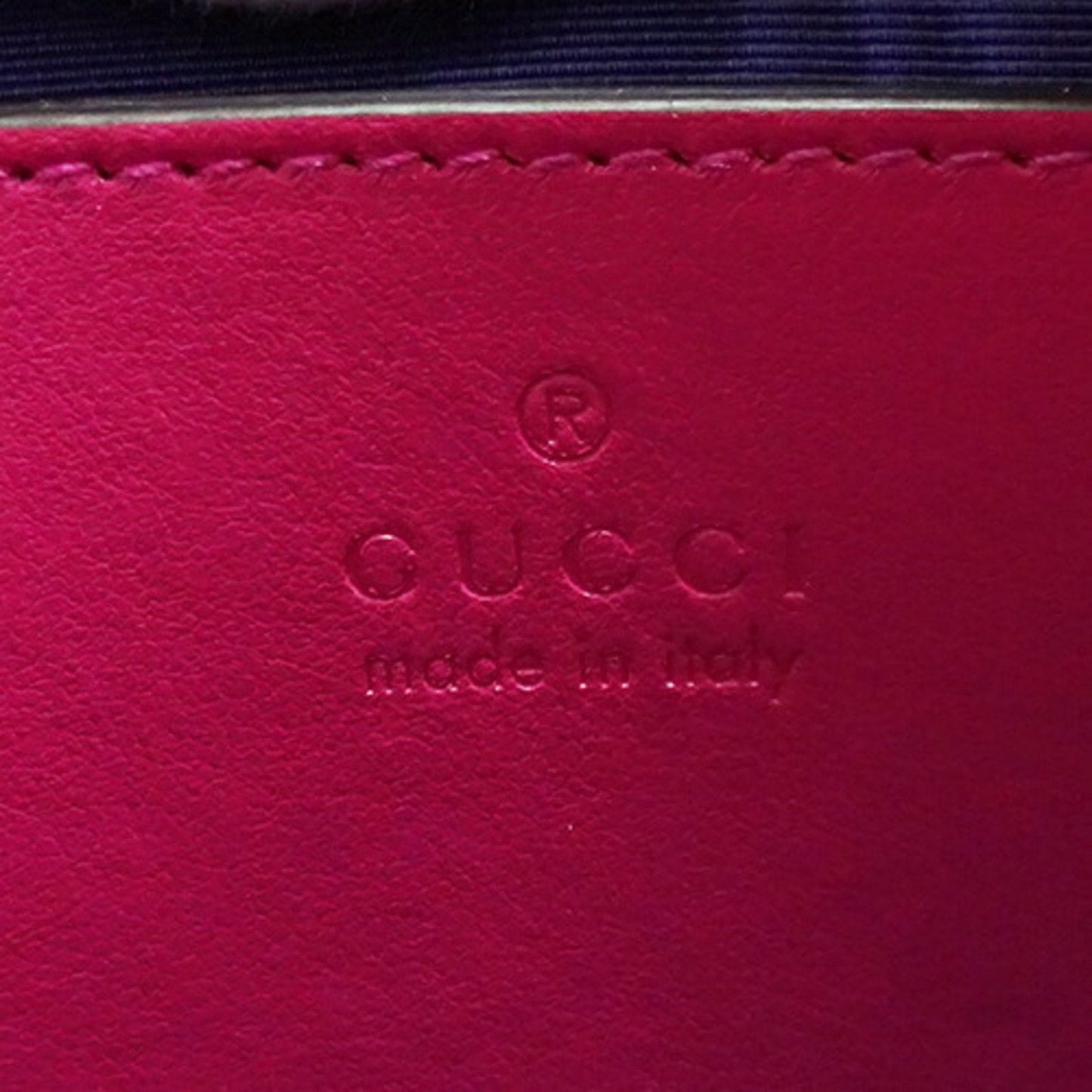 Gucci Pink Nylon Leather Handbag Shoulder Bag