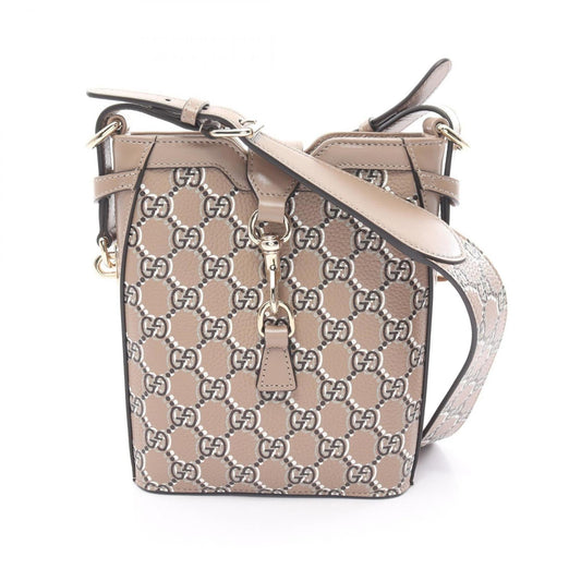 Gucci Beige Leather Shoulder Bag ()