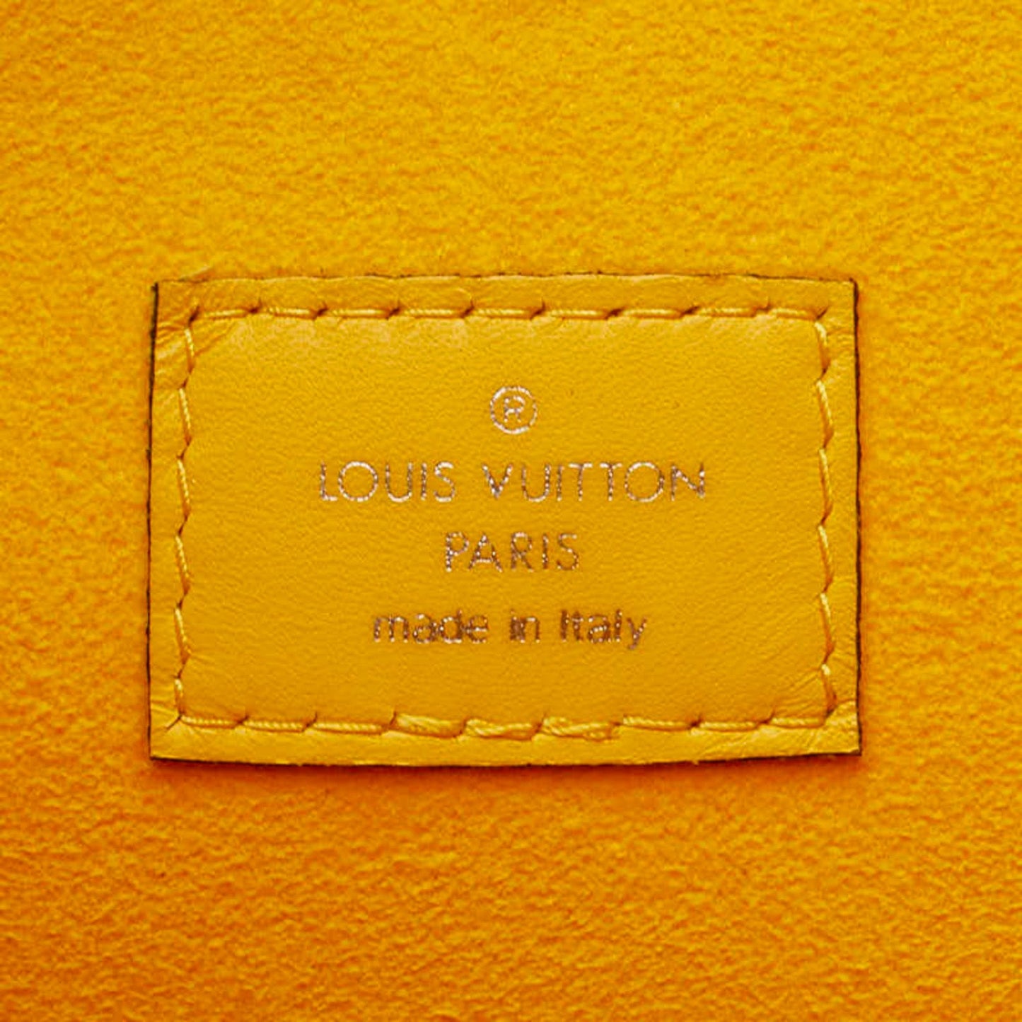 Louis Vuitton Mimosa Yellow Leather Shoulder Bag Tote Bag